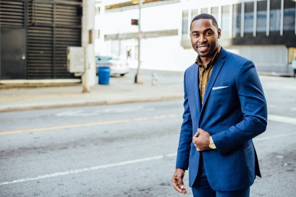 business man in a suit 